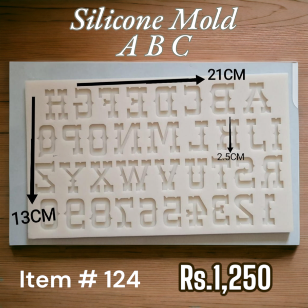 Alphabet Mold (Item # 124)