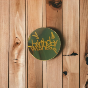Acrylic Disc (Happy Birthday) (Bhai, Mom, Dad, Best Wishes)