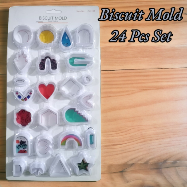 Biscuit Mold Cookies Cutter 24 Pcs Set