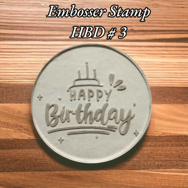 Embosser Stamp Happy Birthday - Image 3