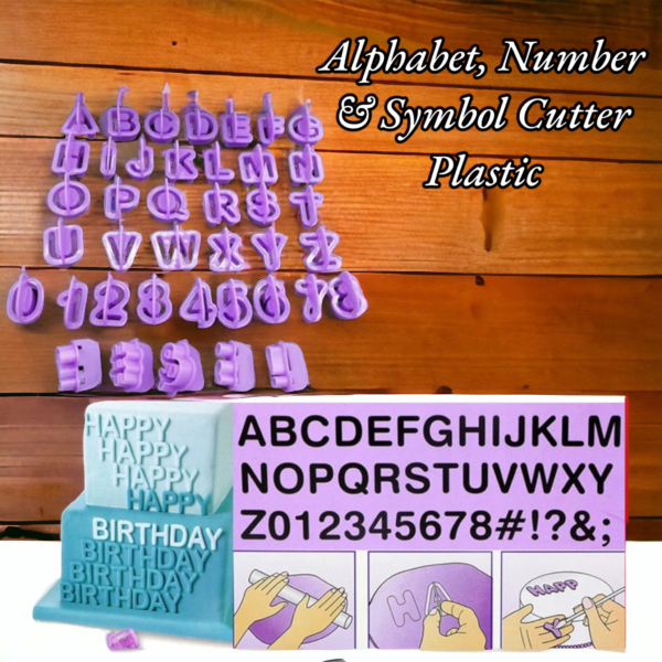 Alphabet, Number & Symbol Cutter Plastic