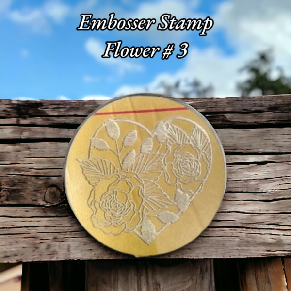Embosser Stamp Flower - Image 3