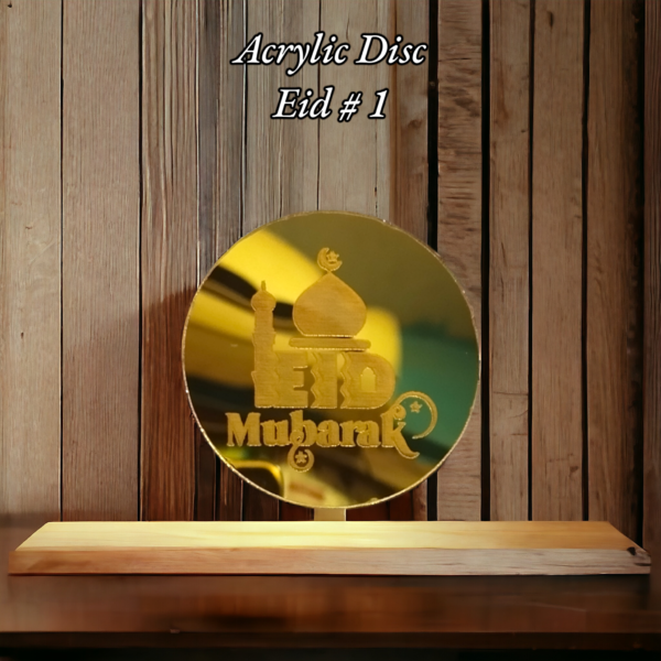 Acrylic Disc (Eid Mubarak)