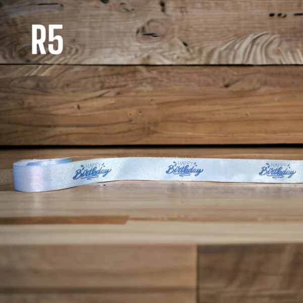 Printed Ribbon 5 Yards Roll R5