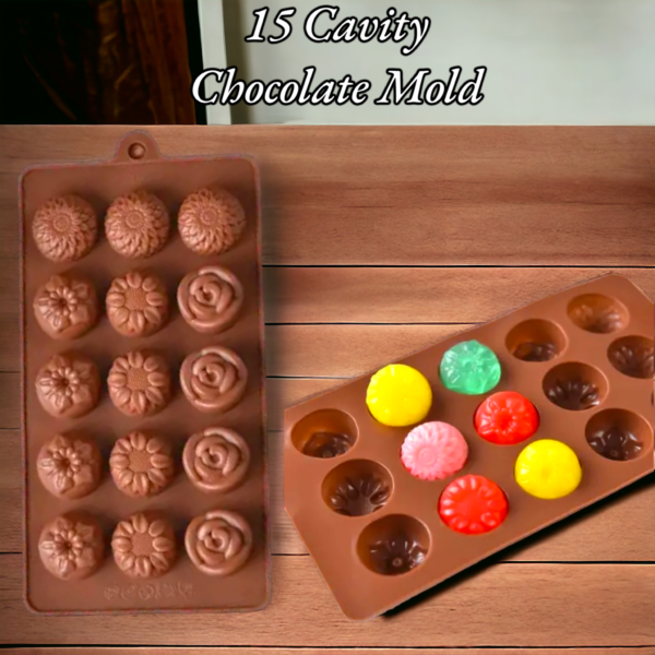 15 Cavity Chocolate Mold
