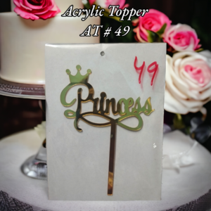 Acrylic Topper AT # 49 (Princess)
