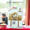 Acrylic Topper AT # 58 (Happy Birthday)