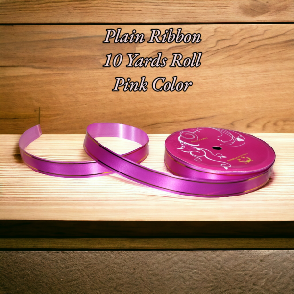 Plain Ribbon 10 Yards Roll - Image 3