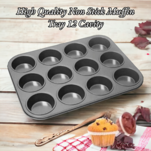High Quality Non Stick Muffin Tray 12 Cavity