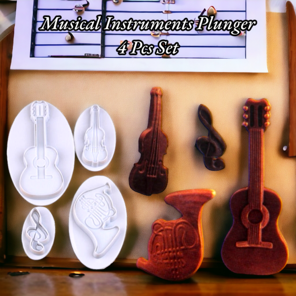 Musical Instruments Plunger 4 Pcs Set