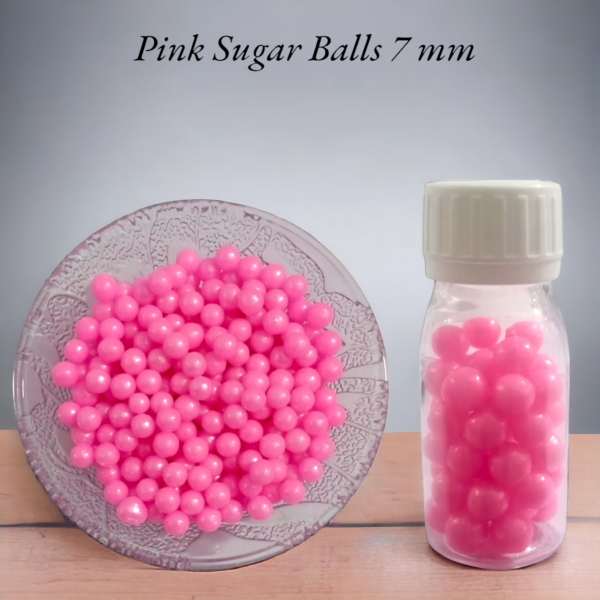 Pink Sugar Balls 30 gm Pack - Image 2