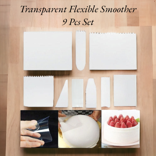 Transparent Flexible Smoother 9 Pcs Set