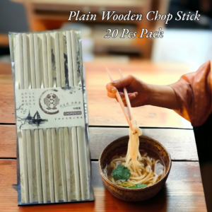 Plain Wooden Chop Stick 20 Pcs Pack