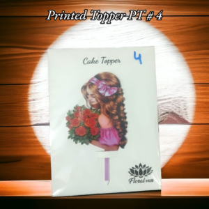 Printed Topper PT # 4