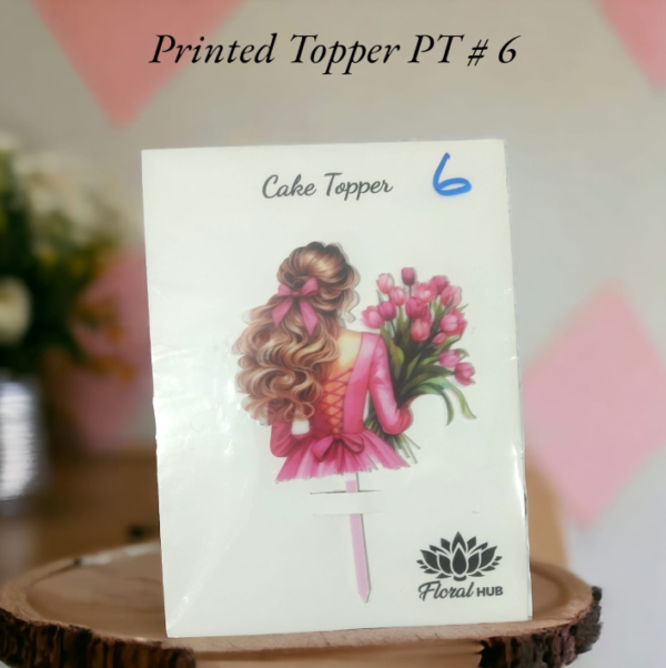 Printed Topper PT # 6