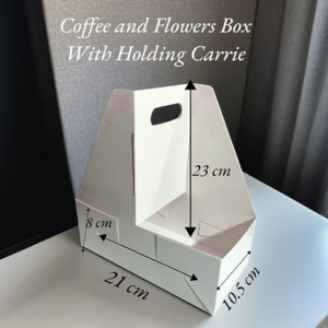 Coffee and Flowers Box with Carry