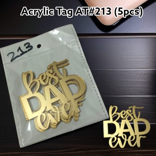 Acrylic Tag Fathers Day - Image 9