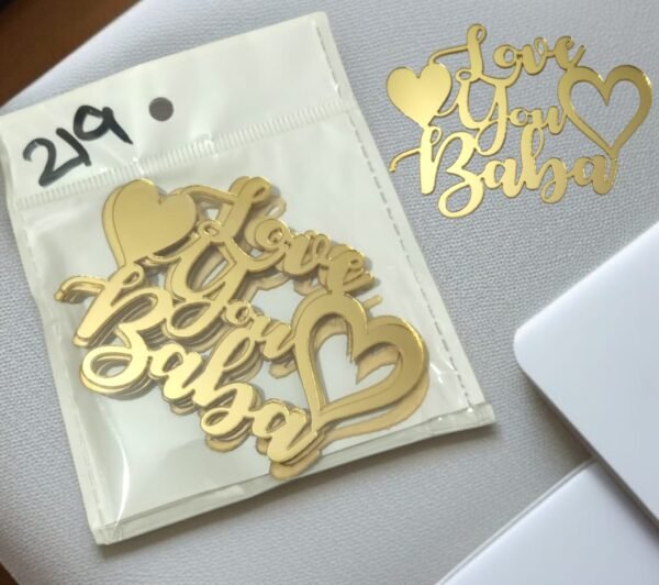 Acrylic Tag Fathers Day - Image 4