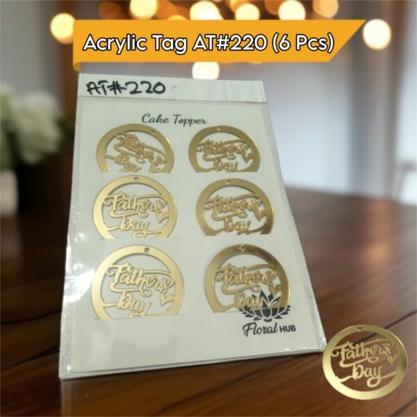 Acrylic Tag Fathers Day - Image 3
