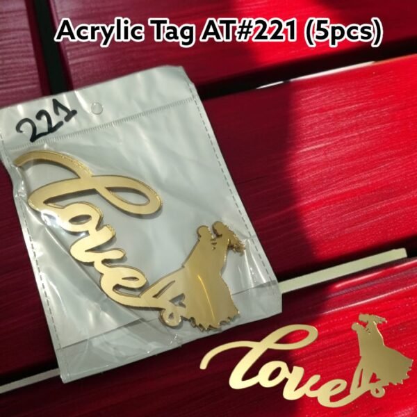 Acrylic Tag AT #221 (Love)