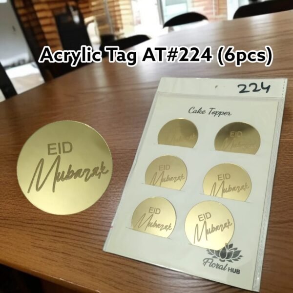 Acrylic Tag AT #224 (Eid Mubarak)