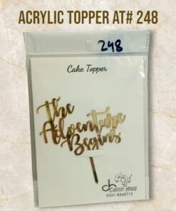Acrylic Topper AT# 248 (The Adventure Begins)