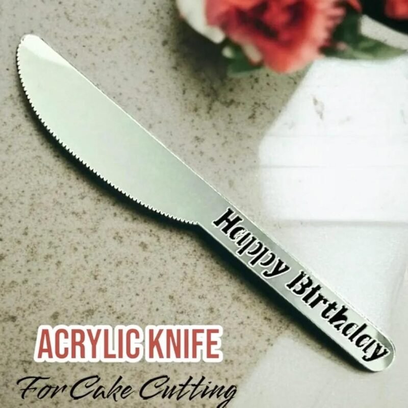 Acrylic knife for cake Cutting