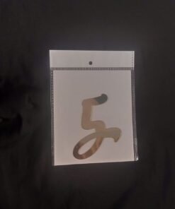 Acrylic Number Topper