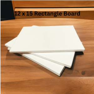 Durable rectangle cake base for heavy cakes