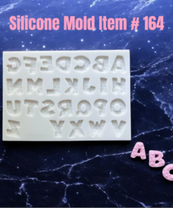 Silicone Alphabet Mold Item # 164
