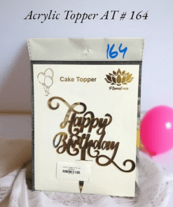 Acrylic Topper AT # 164 (Happy Birthday)