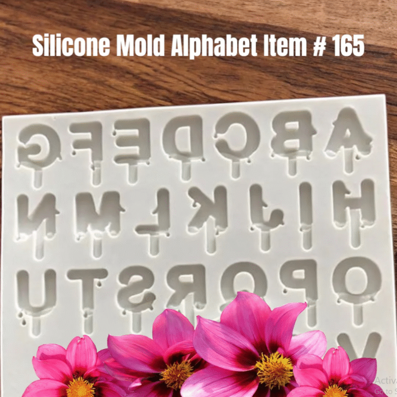 Silicone Alphabet Mold Item # 165