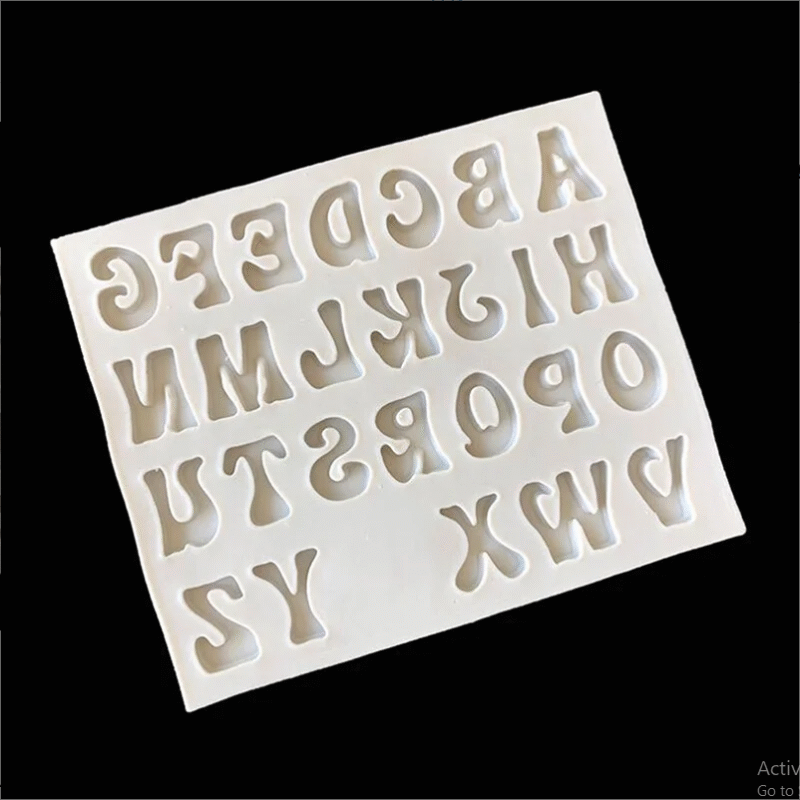Silicone Alphabet Mold Item # 166