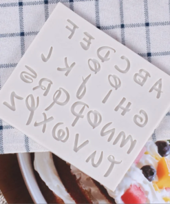 Silicone Alphabet Mold Item # 167
