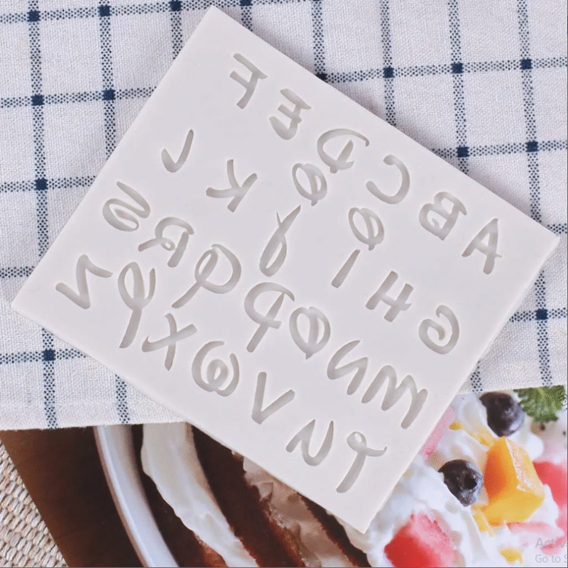Silicone Alphabet Mold Item # 167