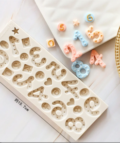 Silicone Number Mold Item # 168