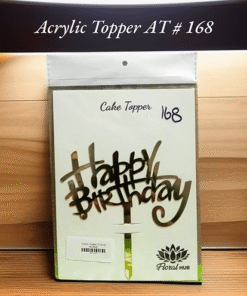 Acrylic Topper AT # 168 (Happy Birthday)