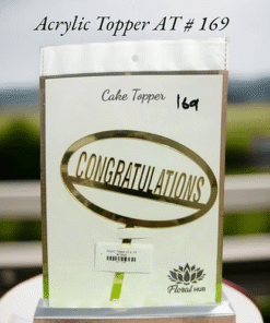 Acrylic Topper AT # 169 (Congratulations)