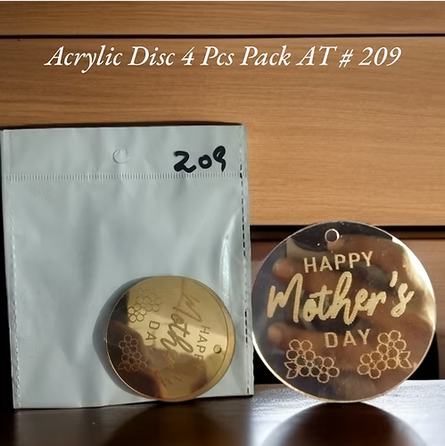 Acrylic Disc (Happy Mother's Day) AT # 209