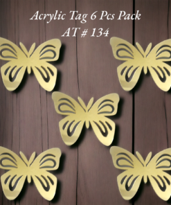 Acrylic Tag AT # 134 (Butterfly)