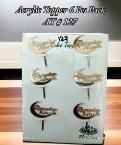 Acrylic Topper AT # 127 (Ramadan Kareem) (6pcs)