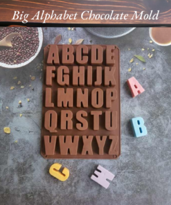 Big Alphabet Chocolate Mold