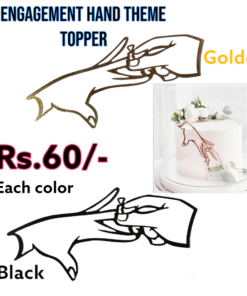 Engagement Hand Theme Topper