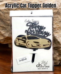 Acrylic Car Topper Golden