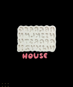 Silicone Alphabet Mold Item # 161