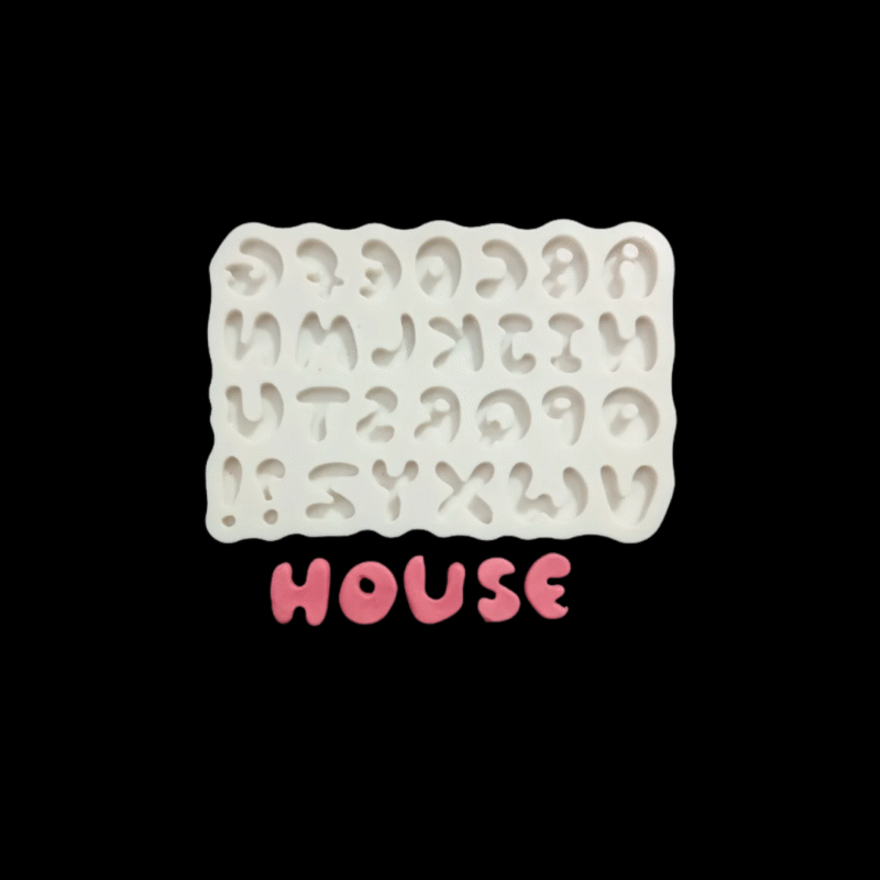 Silicone Alphabet Mold Item # 161