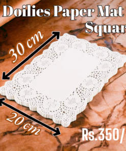Doilies Paper Mat ( Square ) 50 Pcs Pack