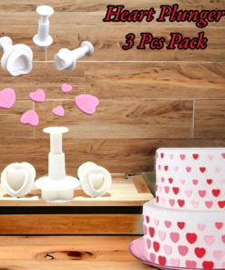 Heart Plunger 4 Pcs Pack