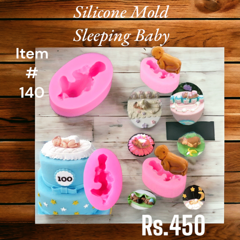 Silicone Mold Sleeping Baby Item # 140