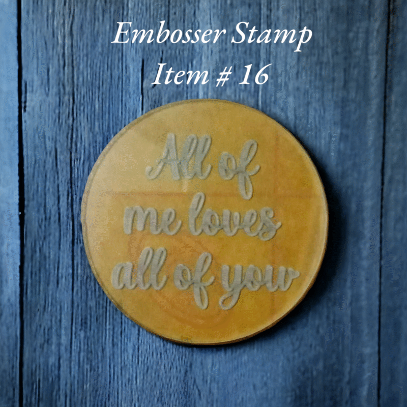 Embosser Stamp Item # 16